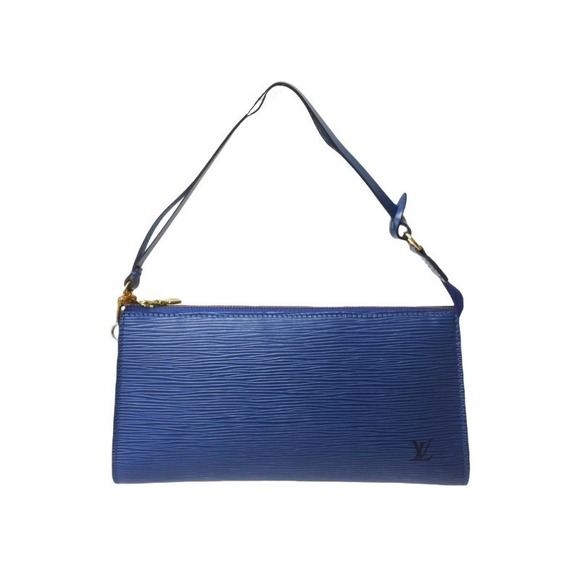 Louis Vuitton Handbags - LOUIS VUITTON Pochette Accessoires One Shoulder Hobo bag Epi leather blue